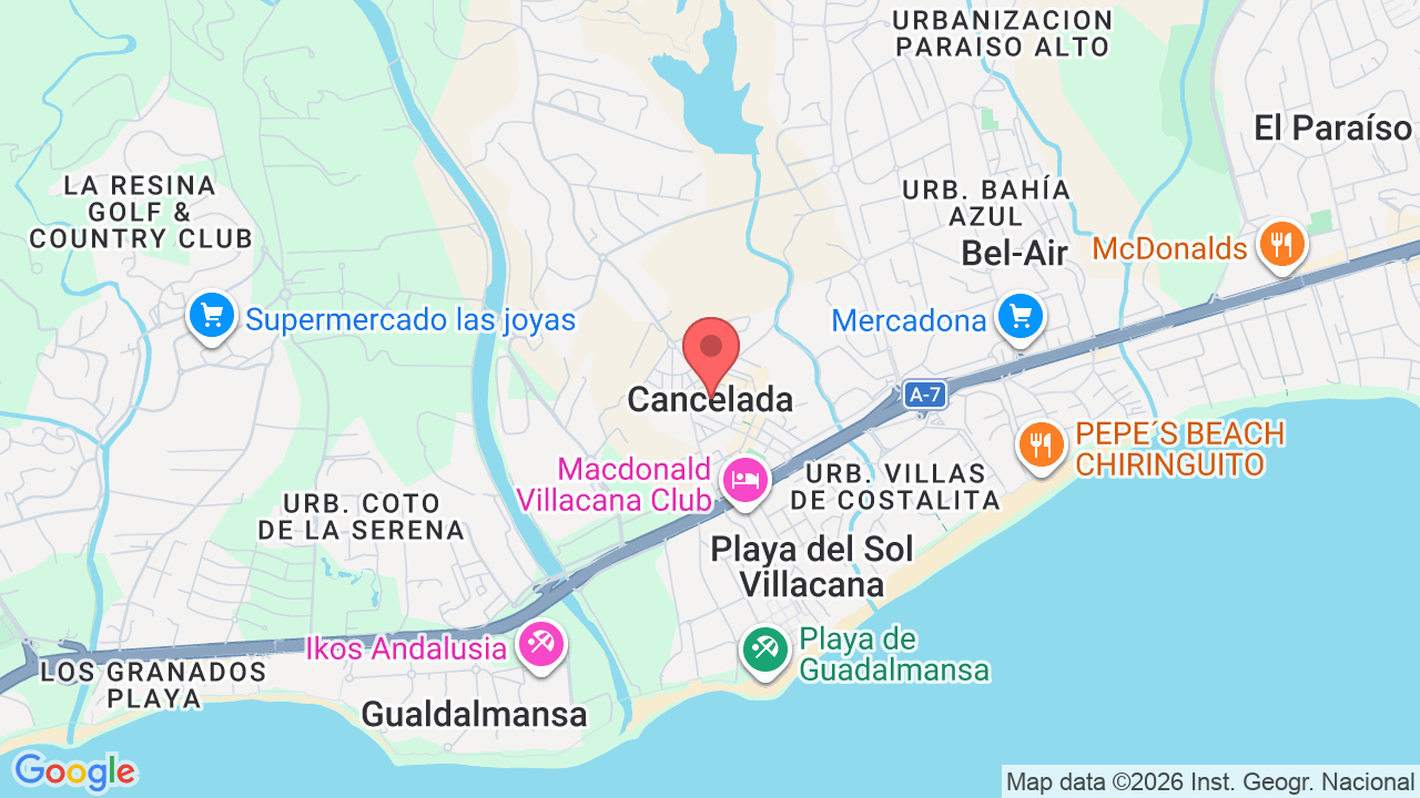 Map showing the location of Adagio