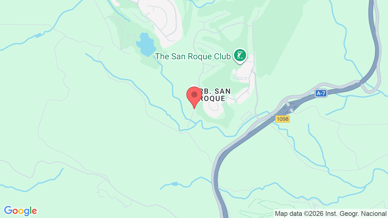 Map showing the location of Adel San Roque