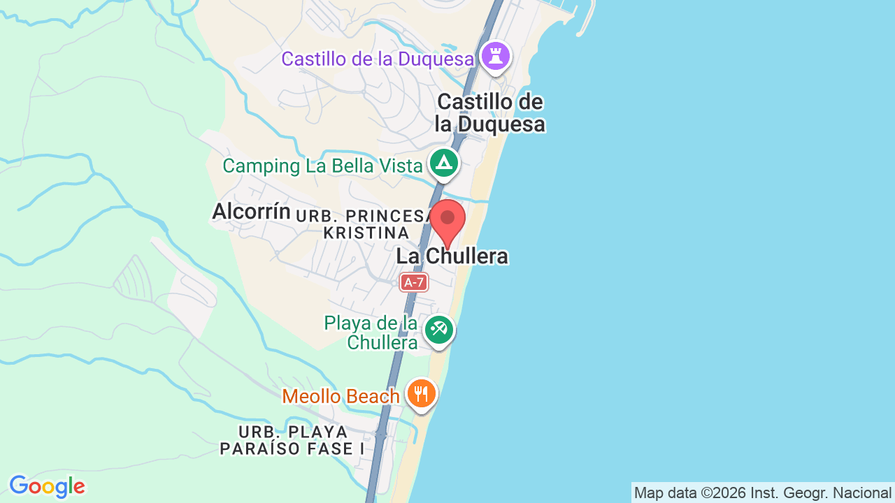 Map showing the location of Amphora Beach – Fase III