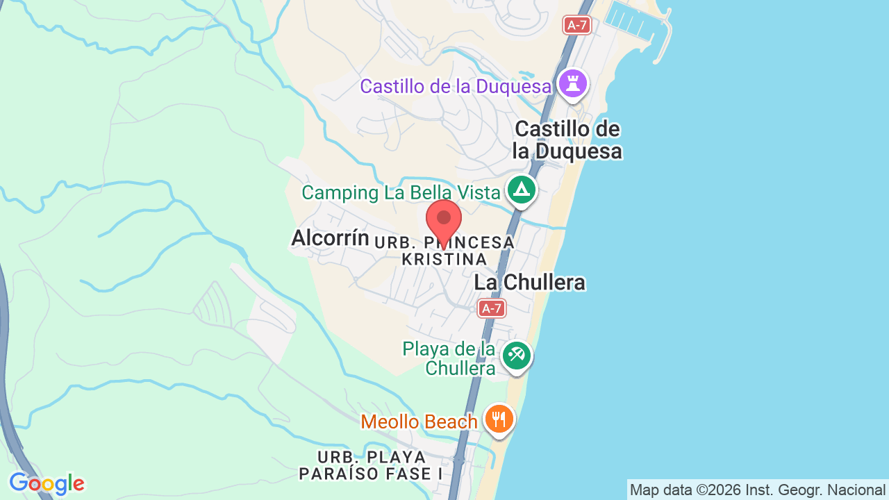 Map showing the location of Kristina Views