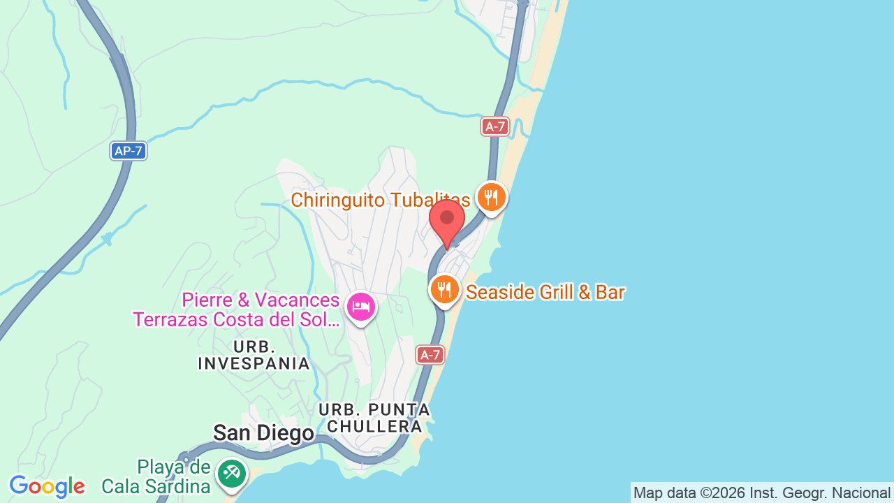 Map showing the location of La Paloma Collection