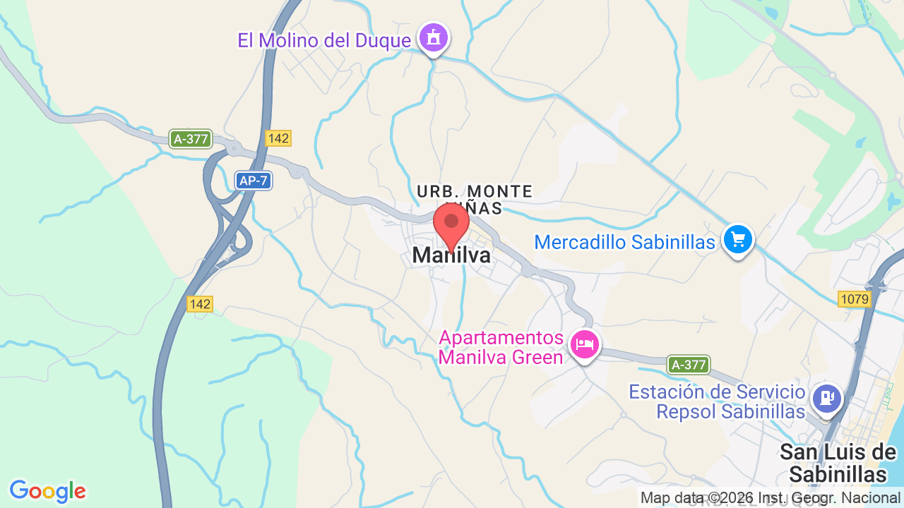 Map showing the location of Los Hidalgos de la Duquesa
