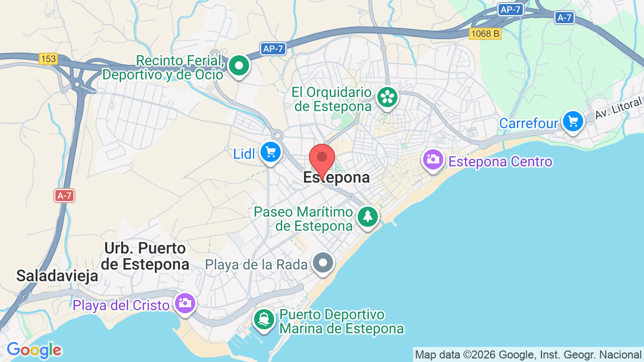 Map showing the location of Maralto Estepona