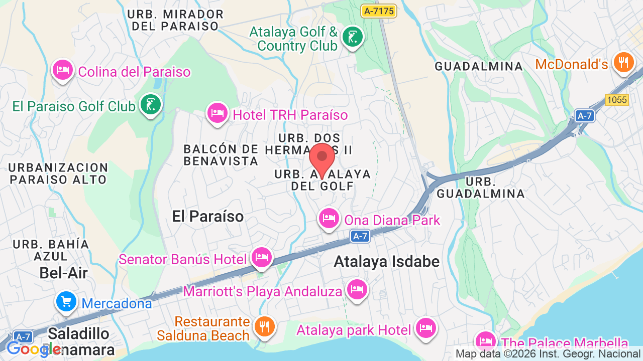Map showing the location of Naya Residences