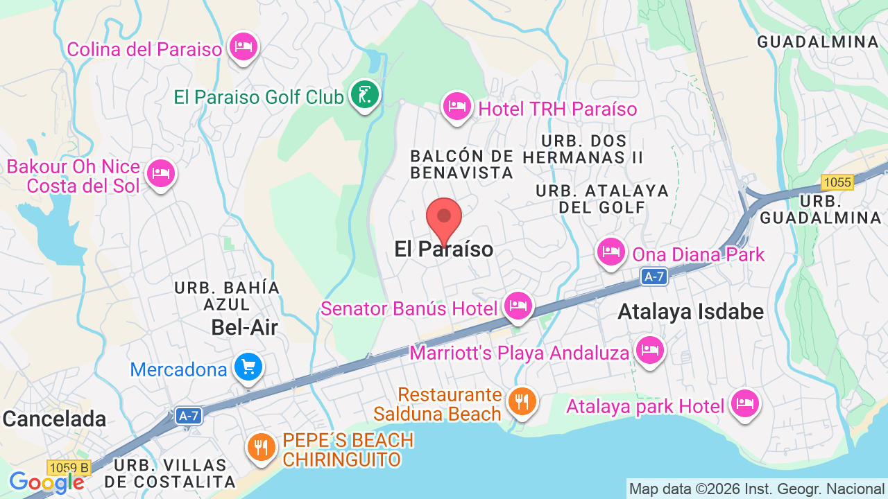 Map showing the location of Nyra Residences