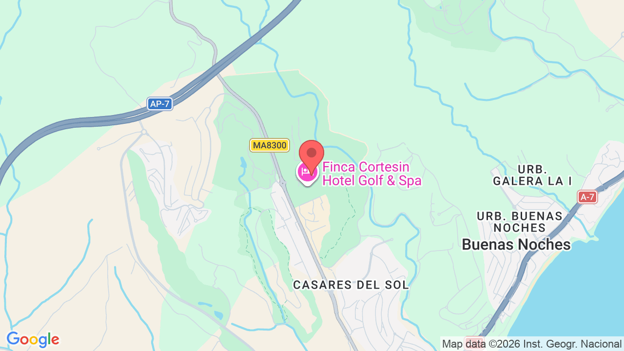 Map showing the location of Skye Casares Golf