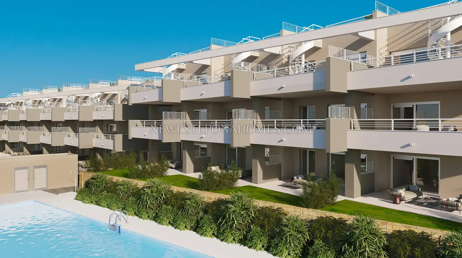 Sunny Golf Apartments, new-build development in Estepona, Costa del Sol