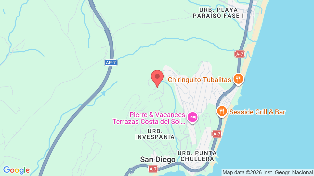 Map showing the location of Vesta Mare